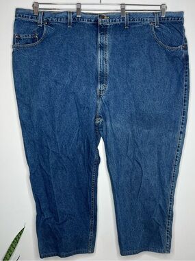 Vintage 1997 Levi’s 545 Loose Fit Jeans Made in USA 54x26 Denim Workwear